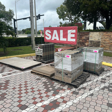 Clearance - Clay Pavers - Belden 4"x8" Straight Edge - Denali