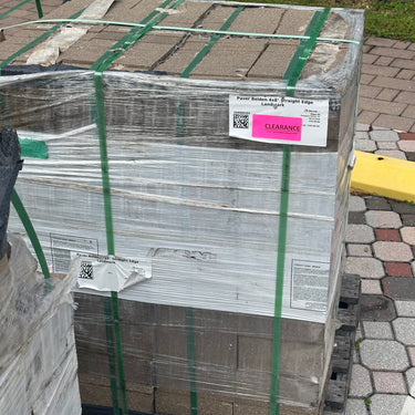 Clearance - Clay Pavers - Belden 4"x8" Straight Edge - Lighthouse