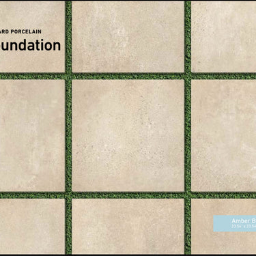 Clearance - Foundation - Porcelain Pavers - 24x24 - 2 CM - Amber Beige