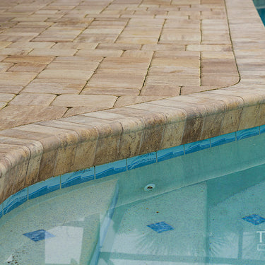 Remodel Bullnose Coping by Tremron - 30mm thick - 4" Lip
